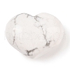 Mother's Day Gifts Natural Howlite Love Heart Stone G-I367-02D-1