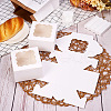 Square Paper Biscuit Boxes with Lace Edged Square Clear Window CON-TAC0001-12A-01-5