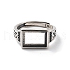 925 Sterling Silver Adjustable Ring Components STER-C011-14AS-2