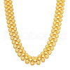 Flower 304 Stainless Steel Link Chain Necklaces for Women FS-WG43A0B-04-3