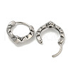 316 Surgical Stainless Steel Hoop Earrings for Women and Men EJEW-D096-20E-AS-2