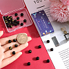 SUNNYCLUE 40Pcs Natural Black Onyx(Dyed & Heated) Carved Beads G-SC0002-90-3