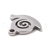 Non-Tarnish 304 Stainless Steel Charms STAS-G287-04P-3