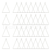 Unicraftale 304 Stainless Steel Wire Pendants STAS-UN0016-04P-1
