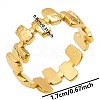 Minimalist Rectangle 304 Stainless Steel Cuff Rings FM9239-2-1
