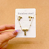 304 Stainless Steel Pendant Necklaces & Stud Earrings Sets FS-WGEB5F1-20-1