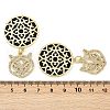 Brass Micro Pave Cubic Zirconia Big Pendants KK-S526-59G-3