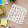 Plastic Reusable Drawing Painting Stencils Templates DIY-WH0172-347-3