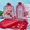 SOFPLATE 30pcs Large Organza Pouches Portable Shoes Bag Travel Storage Drawstring Bags OP-SP0001-03B-04-4