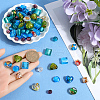 SOFPLATE 13 Styles Handmade Lampwork Gold Sand and Silver Foil Glass Beads FOIL-SP0001-01-3