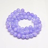 Dyed Natural Green Jade Beads Strands JBS053-8MM-29-2