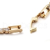 Golden Brass Link Bracelet BJEW-C055-05A-G-3