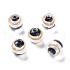 Handmade Silver Foil Lampwork Beads GLAA-Z001-05E-1