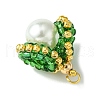 Shell Pearl Beads Glass Pendants PALLOY-MZ00434-5