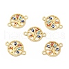 Alloy Enamel Connector Charms FIND-H039-18G-A-3