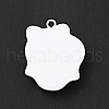 Skull with Bowknot Resin Pendants FIND-B012-08-3