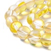 Synthetic Moonstone Beads Strands G-E573-02C-16-3