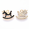 Alloy Enamel Pendants ENAM-S121-079B-1