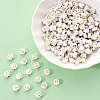 Opaque White Acrylic Beads MACR-YW0001-21A-6