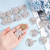 15Pcs Natural Amethys Chip Tree of Life Big Pendants PALLOY-HY00015-3