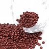 11/0 Grade A Baking Paint Glass Seed Beads X-SEED-N001-A-1059-1