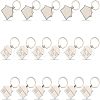 CHGCRAFT 17Pcs 3 Style Zinc Alloy Keychain KEYC-CA0001-22-1