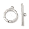 Brass Toggle Clasps X-KK-E057-09P-1