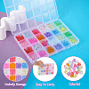 480Pcs 24 Style Transparent Acrylic Beads MACR-TA0001-41-4