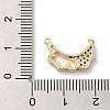 Brass Micro Pave Cubic Zirconia Pendants KK-H455-21G-3