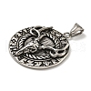 316 Surgical Stainless Steel Pendants STAS-Z073-73AS-05-2