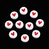 Opaque Acrylic Beads X-ACRP-T004-02A-1