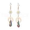 Natural Quartz Crystal Dangle Earrings EJEW-JE06409-4