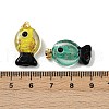 Handmade Lampwork Pendants LAMP-A007-01G-04-3