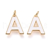 Brass Enamel Pendants KK-R139-04A-1