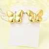 Butterfly 304 Stainless Steel Stud Earrings EJEW-A125-55G-1