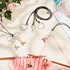 Aluminum Pendant Necklaces NJEW-NB00001-4