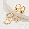 3 Pairs Minimalist Stainless Steel Earrings Sets KR5493-4