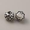 Tibetan Style Alloy European Beads FIND-TAC0002-065H-01-1