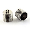 Tibetan Style Alloy Cord Ends TIBEP-S300-26AS-NR-2