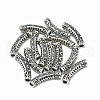 Thailand 925 Sterling Silver Tube Beads STER-T002-01AS-1
