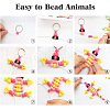 SOFPLATE 400Pcs Acrylic European Beads MACR-SP0001-02-6