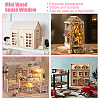 Mini Wood Dollhouse Window Furniture Accessories DJEW-WH0015-112-6