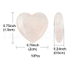Natural Rose Quartz Heart Palm Stone G-YW0001-52A-3