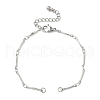 304 Stainless Steel Twisted Bar Chains Bracelet Making AJEW-JB01352-1
