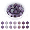 ARRICRAFT Frosted Natural Amethyst Round Bead Strands G-AR0002-06-1
