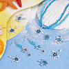   10Pcs 5 Styles Zinc Alloy Enamel Pendants FIND-PH0022-12-5