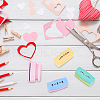 FINGERINSPIRE 4Pcs 4 Colors Plastic Paper Craft Hole Punches TOOL-FG0001-09-4