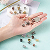 Brass Micro Pave Cubic Zirconia Beads ZIRC-TA0001-07-8