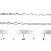Non-Tarnish 304 Stainless Steel Paperclip Chain Necklace with Lobster Claw Clasps for Men Women NJEW-H205-03P-01-2
