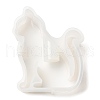 Lovely Cat Shape Candlestick Silhouette Silicone Molds SIMO-C010-01D-2
